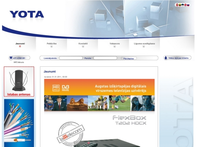 YOTA Ltd, veikals, SIA